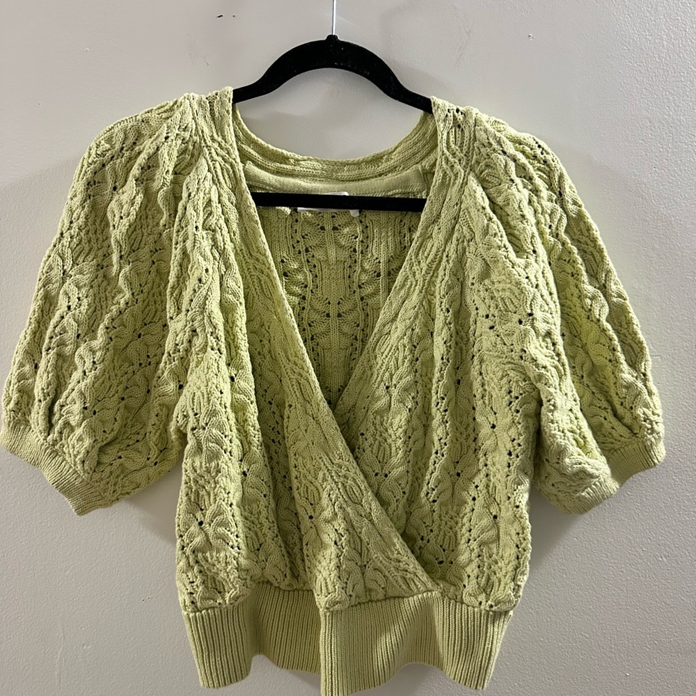 Crochet wrap top